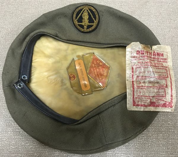 French Indochina Cao-Dai Original Beret