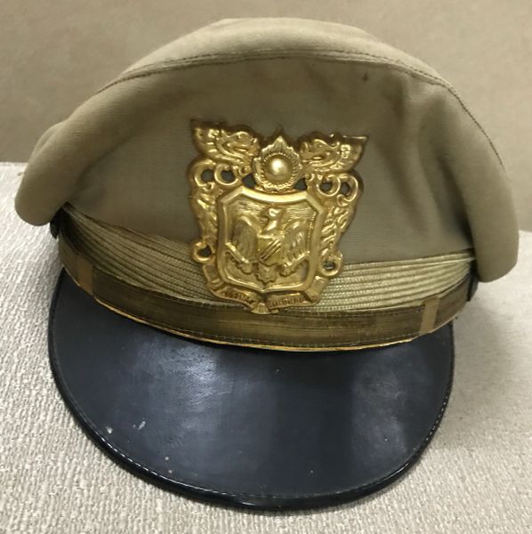 Vietnam Military officer Academy Cap With Cap Liner Size 55