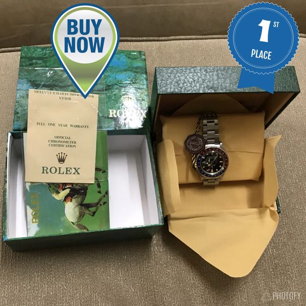 Reproduction Rolex Oyster Perpetual GMT-Master Superlative Chronometre Officially Certified W/ Repro Box Automatic Watches