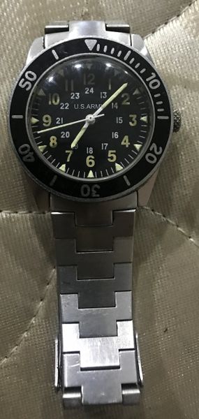 US ARMY BRAND SWISS ARMY STAINLESS STEEL WATCHBAND Wristwatches NO LUMIOUS