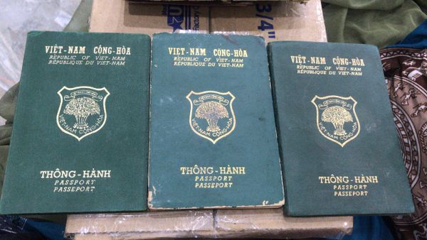 3 passport expired visa from republic of vietnam 1968-75