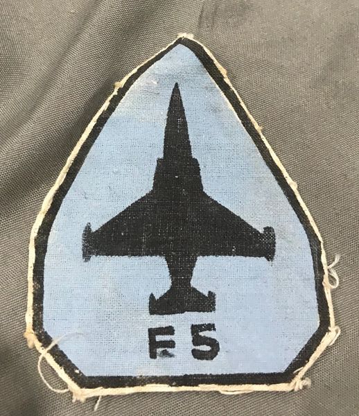 RVN AirForces F5 Helicopter Silk Patches