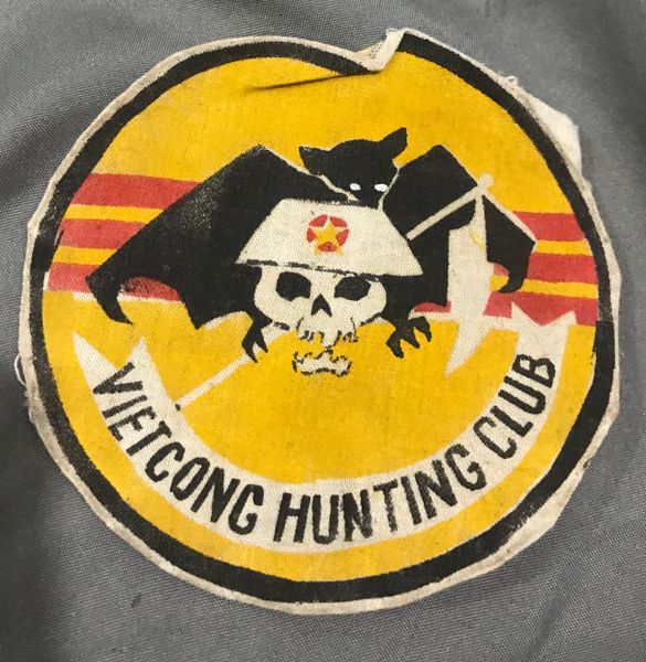 RVN PRU Recon VietCong Hunting Club Silk Patches