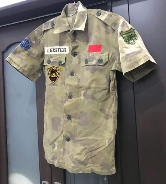 RVN Field Police Shirt Name " LEISTER"