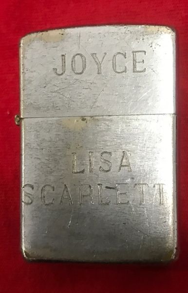 Vietnam War - US Military Joyce Lisa Scalett combat in danang 1971-72 Zippo Lighter