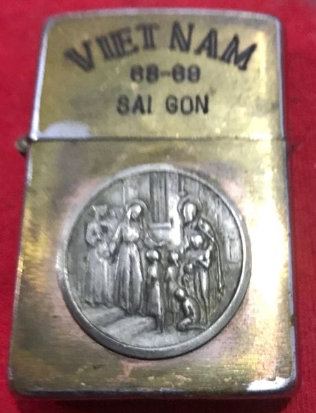 Vietnam War - US Military Zippo Lighter Saigon 68-69