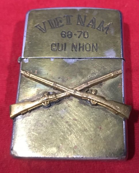 Vietnam War -US Military Infantry Zippo Lighter