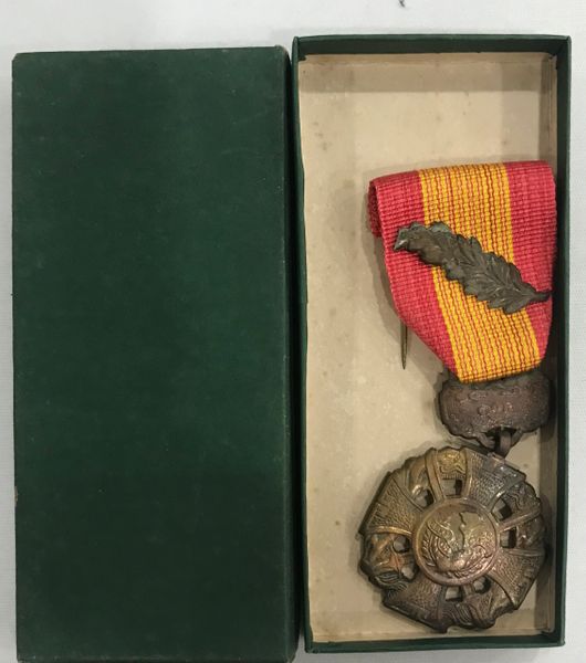 Vietnam War - Original South Vietnam Gallantry Cross Ribbon Medal With Palm(20pcs)