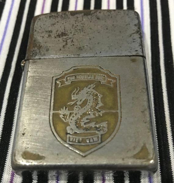 Vietnam War - US Military Vietnam 2nd Dragon Wings Zippo Lighter