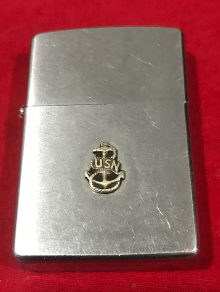 Vietnam War - US Military USN EUGENE HARRISON Zippo Lighter