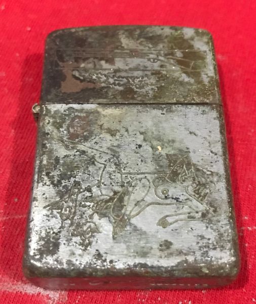 Vietnam War - US Military Combat Infantry Gun Zippo Lighter