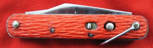 ARVN PILOT MC-1 PARA ORANGE HANDLED FOLDIN POCKET KNIFE NY STAINLESS STEEL