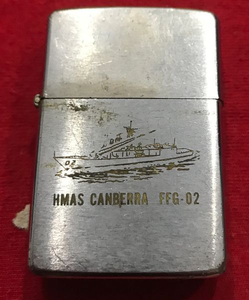 Vietnam War - HMAS CANBERRA FFG-02 US Military Navy Ship For Queen & Country Zippo Lighter