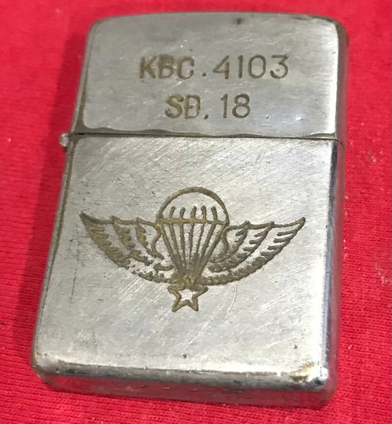 Original Vietnam War - South Vietnam Airborne Nhay Du Zippo Lighter