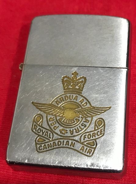 Original US War - Canada Military Royal Air Canadian AirForce Zippo Lighter