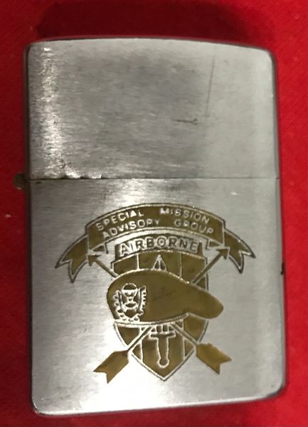 Vietnam War - Special Mission Advisory Group " Lam Vi Cuong " Zippo Lighter