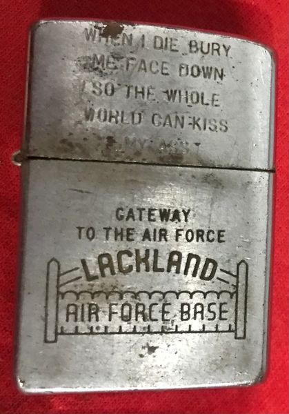 Vietnam War - USAF Base " Lach Land " Zippo Lighter