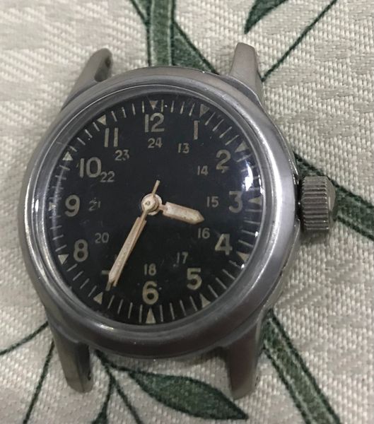 Original USAF 1959 Military Bulova USA Type A-17A Watches Navig