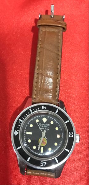 US Military FIfty Fathoms BLANCPAIN AQUA LUNG WristWatch