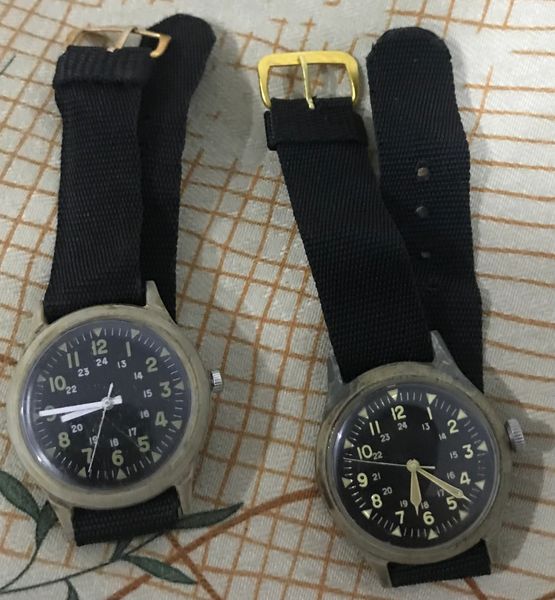 US Military Benrus Wristwatch [2pcs)