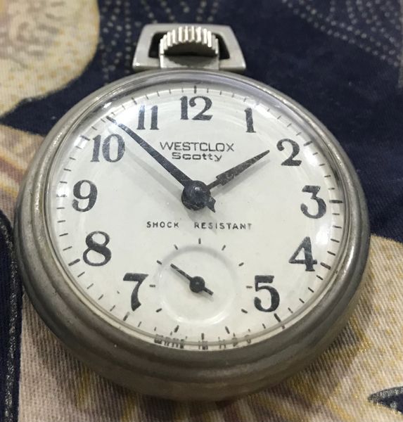Vintage US Militaria Westclox clock Made in USA