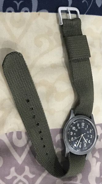 Original US Military GG-W-113 Wristwatch SER#15472 (OCTOBER 1972)