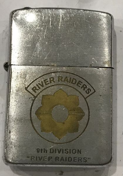 Vietnam War- River Riders 9th Division Zippo Lighter