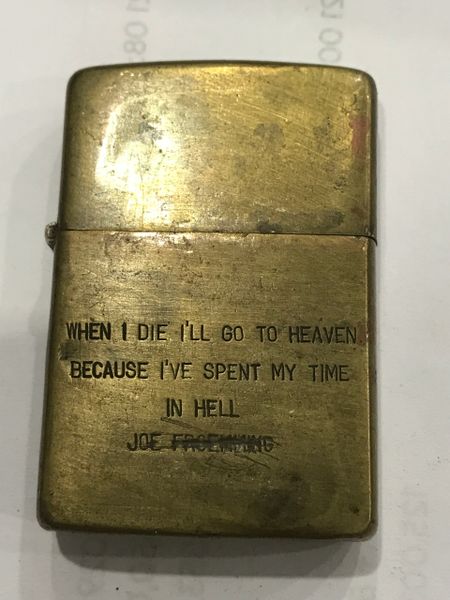 Vietnam War - Qui Nhon Map Zippo Lighter