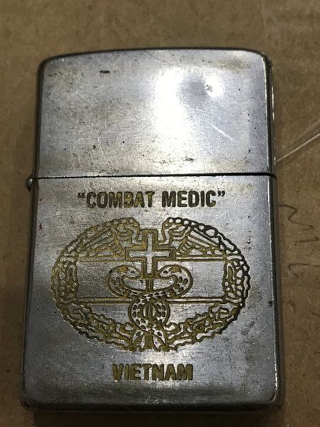 Vietnam War- Combat Vietnam Medic Zippo Lighter