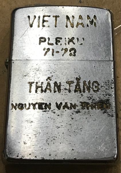 Vietnam War - Pleiku Vietnam 1971-72 Gift to Nguyen Van Thieu