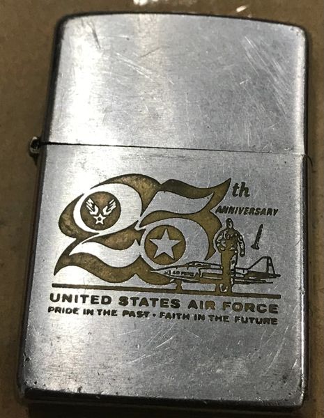 Vietnam War- 25th Anniversary USAF Zippo Lighter