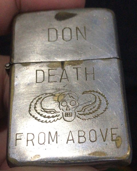 Vietnam War - " Don " Special Forces Death From Above 1967-68 Zippo Lighter