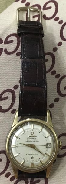 Original Vintage De luxe Omega Constellation * Automatic Chronometre Officially Certificated Watches " Two metal " Gold/Steel" Model :1950