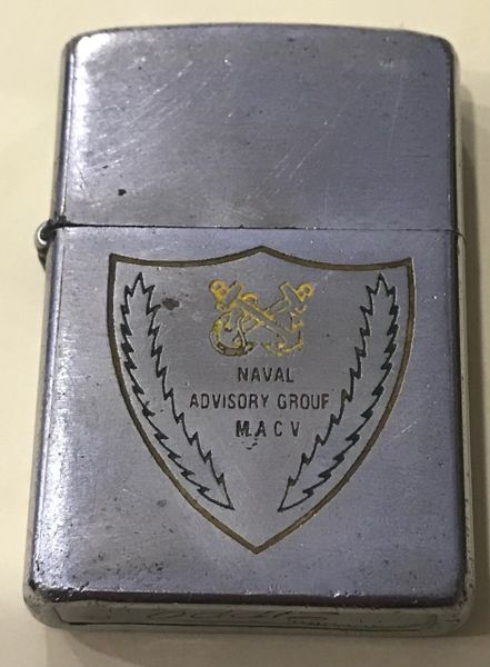 Vietnam War- US Naval Advisory Group MACV Zippo Lighter