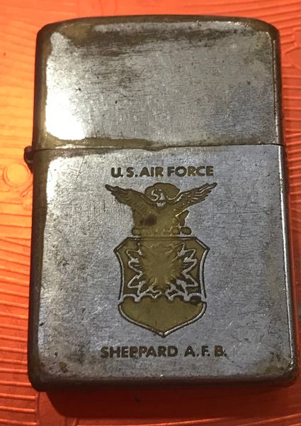 Vietnam War- US AirForce Sheppard A.F.B Zippo Lighter