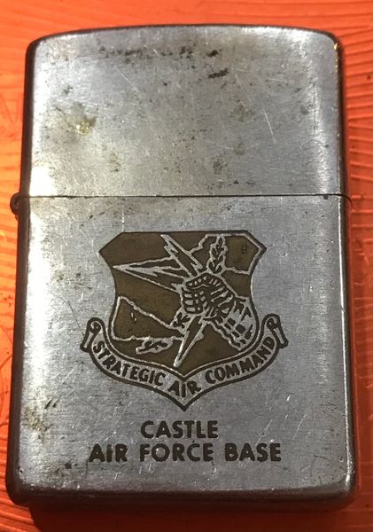 Vietnam War- US Military Castle Air Force Base Zippo Lighter