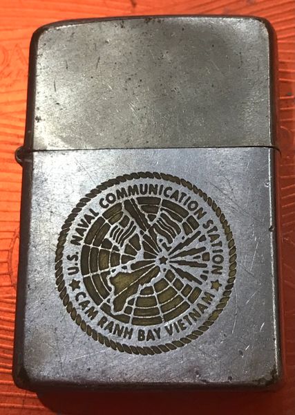 Vietnam War - US Naval Commucation Station Cam Ranh Bay Vietnam Zippo Lighter