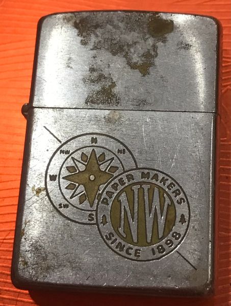 Vietnam War- Paper makers NW 1898 George Campbell Zippo Lighter