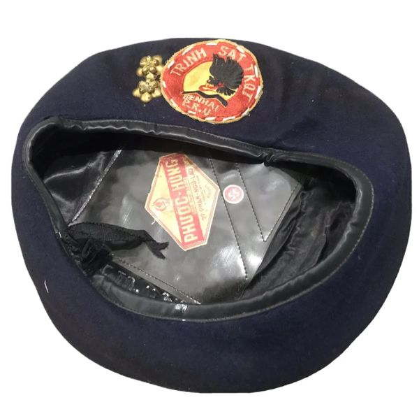 South Vietnam PRU Quang Tri -Ben Hai River Navy Seals Beret Size 55