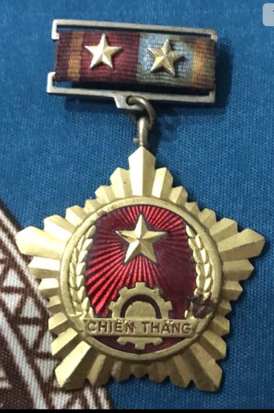 Original NVA Chien Thang Medal -2nd Class NFL