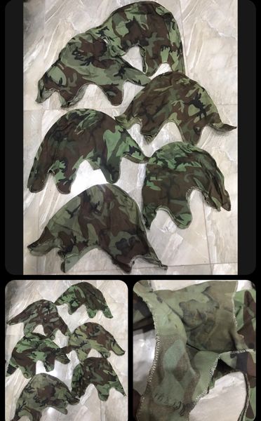 Original ARVN South Vietnam Ranger Helmet Cover Lot of 6 pcs