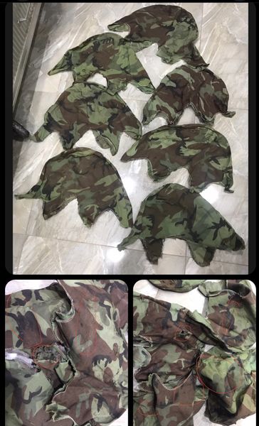 Original ARVN South Vietnam Ranger Helmet Cover Lot of 7 pcs