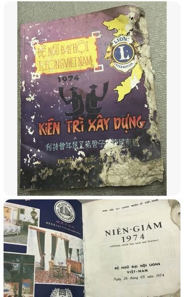 Vietnam Lion Year Book and Directory 5th Congress signed by nguyen van thieu