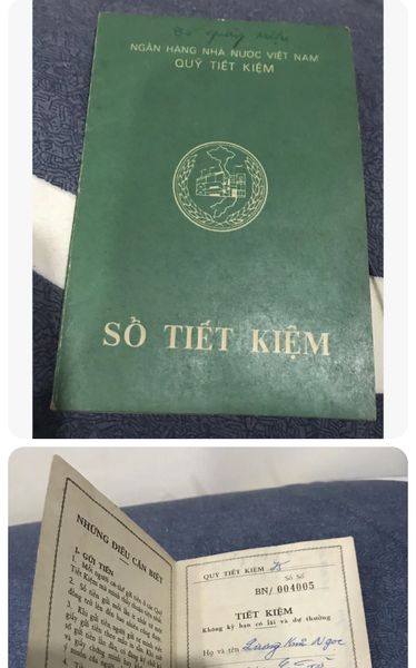 Late Vietnam War 1978 Saving money Book for piggy bank vietnam govern't Service