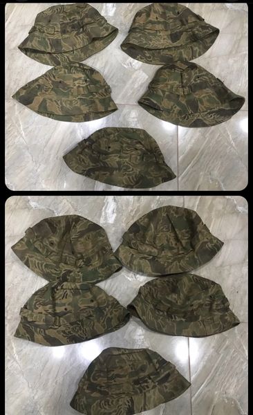 Original ARVN South Vietnam Tiger Stripe Boonie Hat Lot of 5 pcs