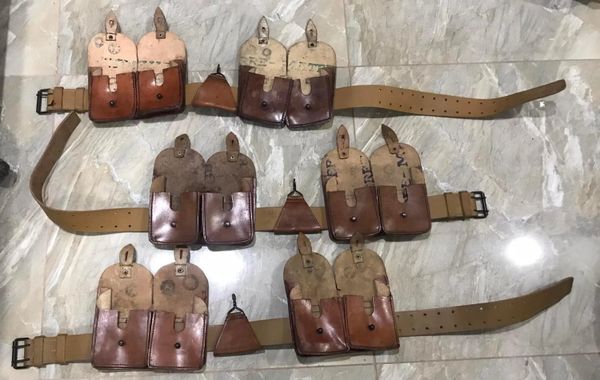 French Indochine Complete set of Pouches + belt + Wave hook in 3sets