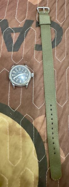 Vietnam War-US Military Bulova 24hrs 30 Jewels WristWatches