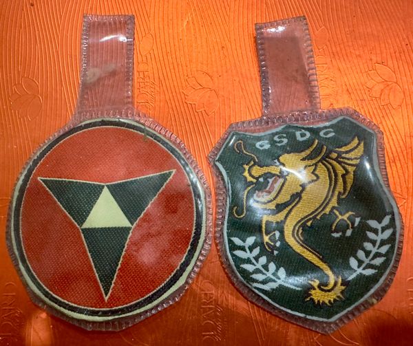 Vietnam War - South Vietnamese CSDC Field Police & MACV SOG Patches (2pcs)