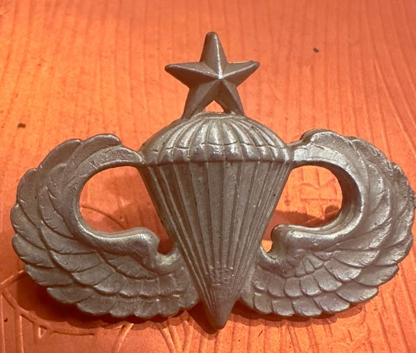 Vietnam War - US Military Airborne Parachutist Senior Parachutist Badge#3