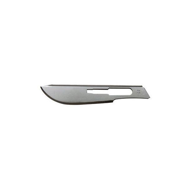 Surgical Scalpel Blade, Carbon Steel, Sterile 100EA/BX